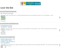 Tablet Screenshot of lovethedot.net